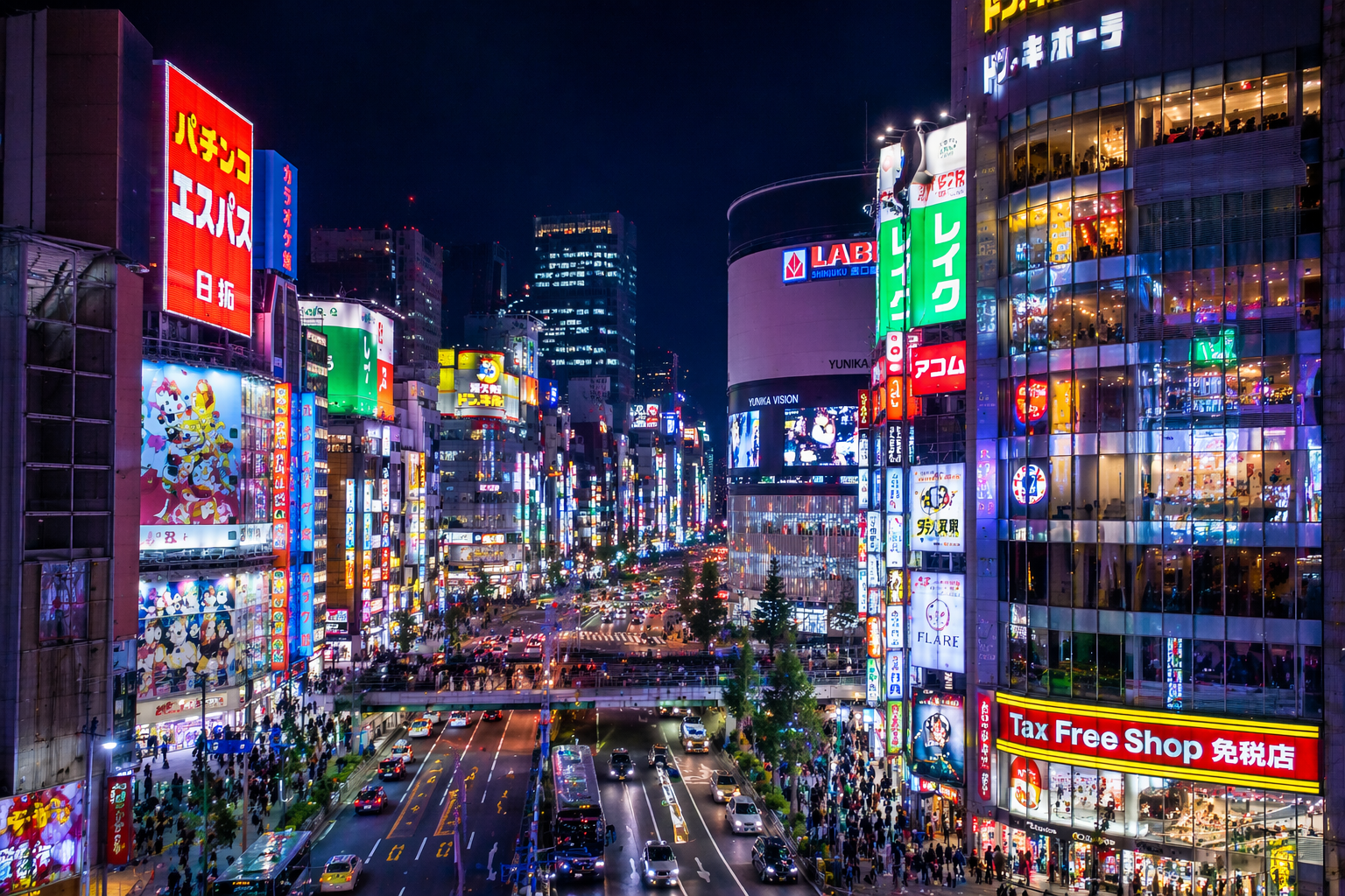新宿の夜景イメージ